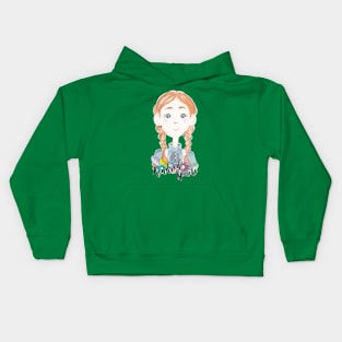 Anne is a kindred spirit - provides scope for the imagination - green Kids Hoodie